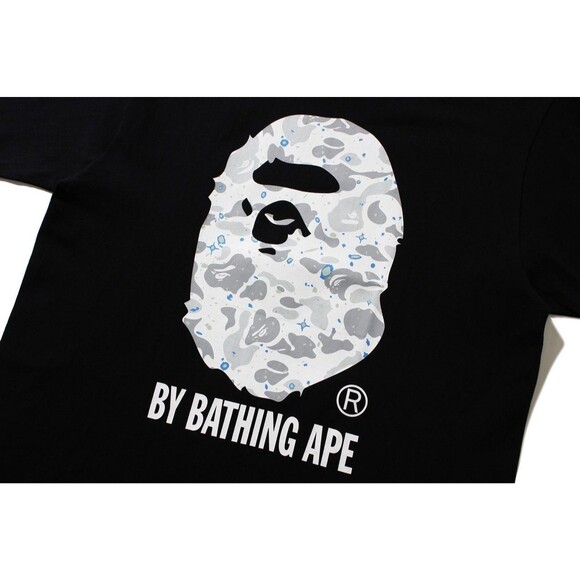 BAPE Space Camo T-Shirt Short Sleeve Tee Black Men’s XL - Picture 2 of 2